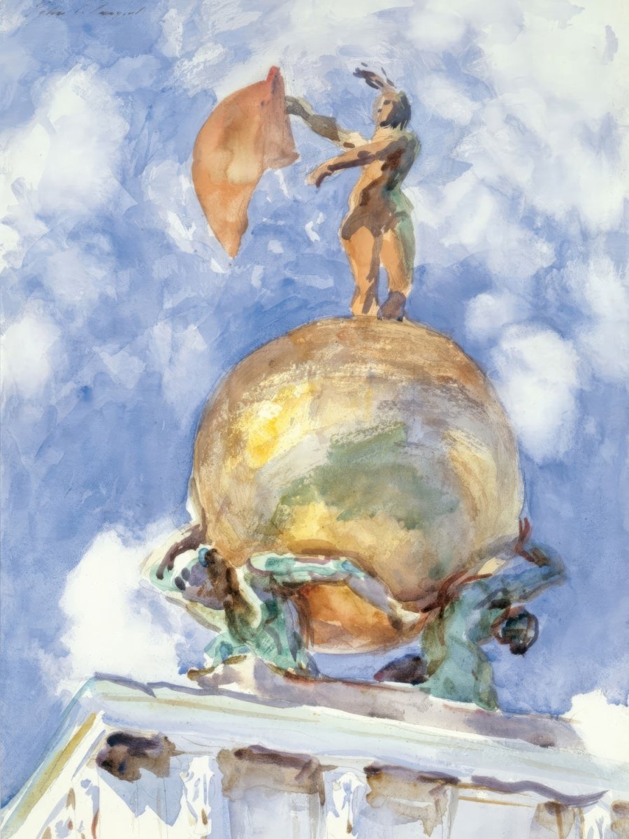 The Dogana, Statue of Fortune | John Sargent | Ave Legato Art Prints