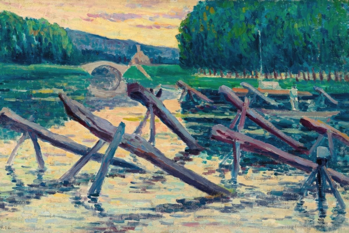 The Easels on the Cure | Maximilien Luce | Ave Legato Art Prints