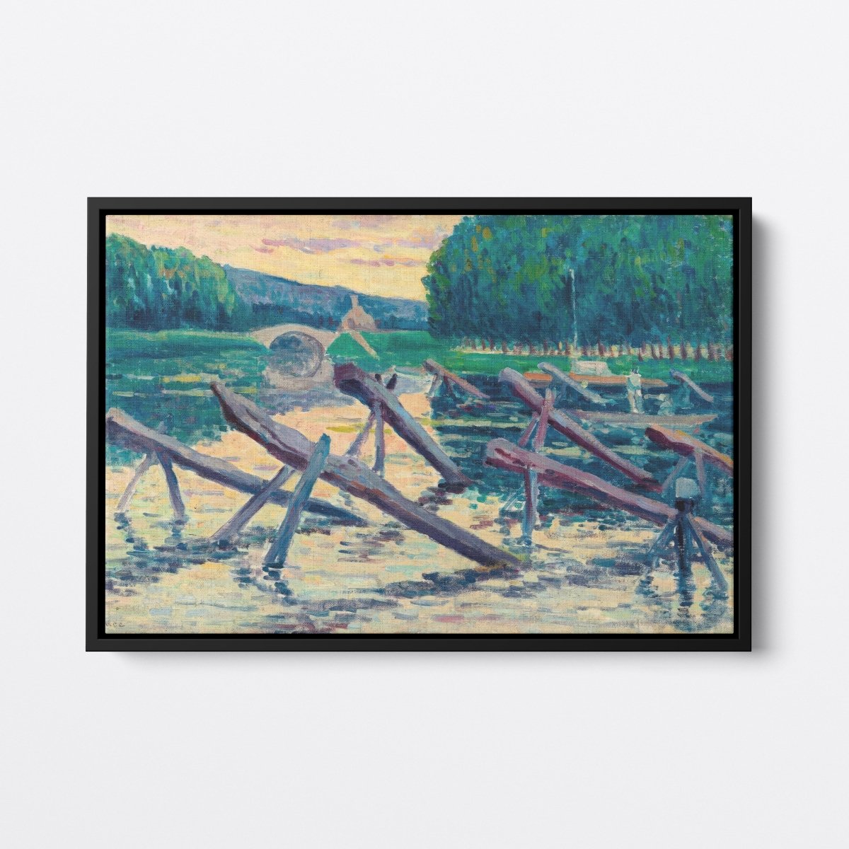 The Easels on the Cure | Maximilien Luce | Ave Legato Art Prints