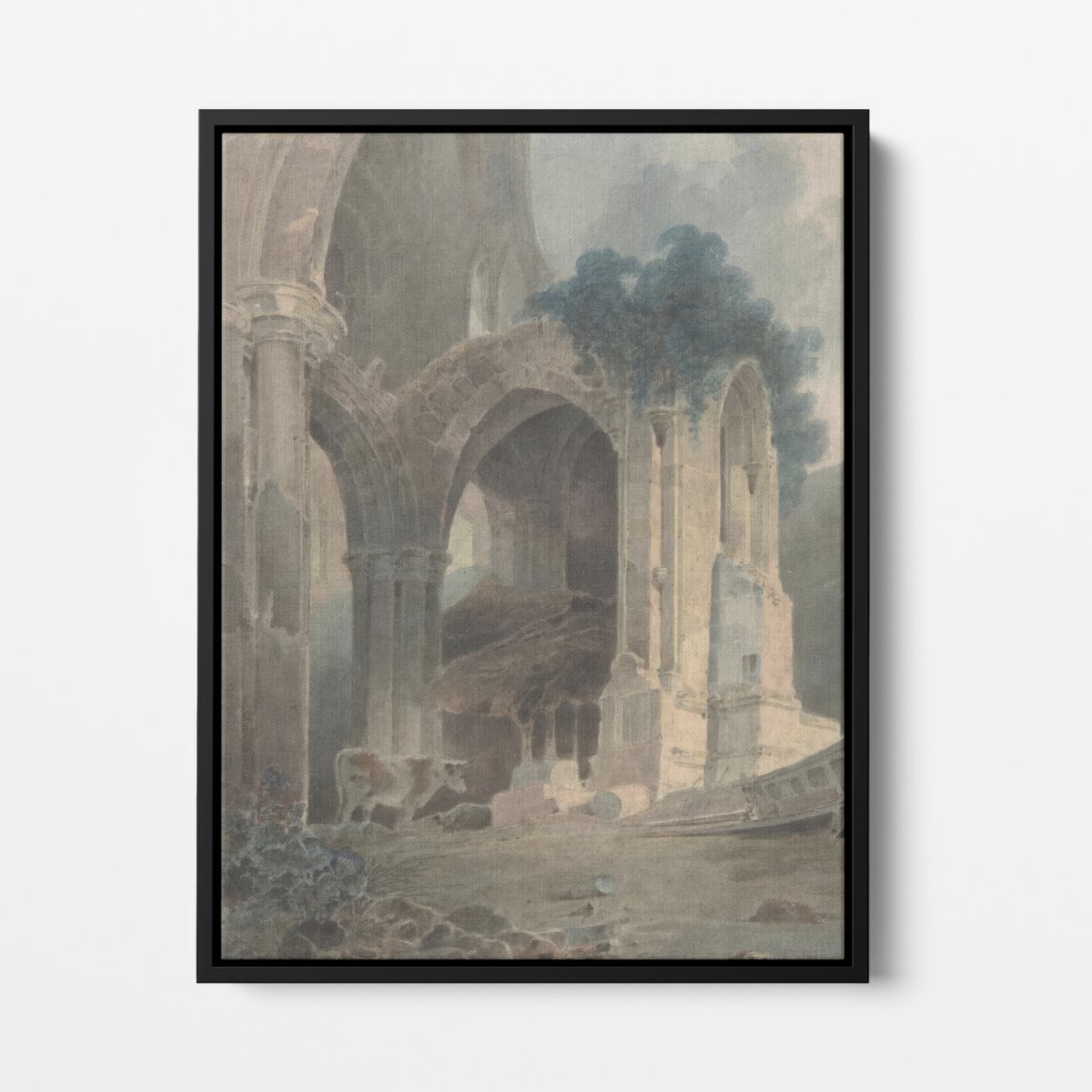 The East End of Rievaulx Abbey, Yorkshire | John Cotman | Ave Legato Art Prints