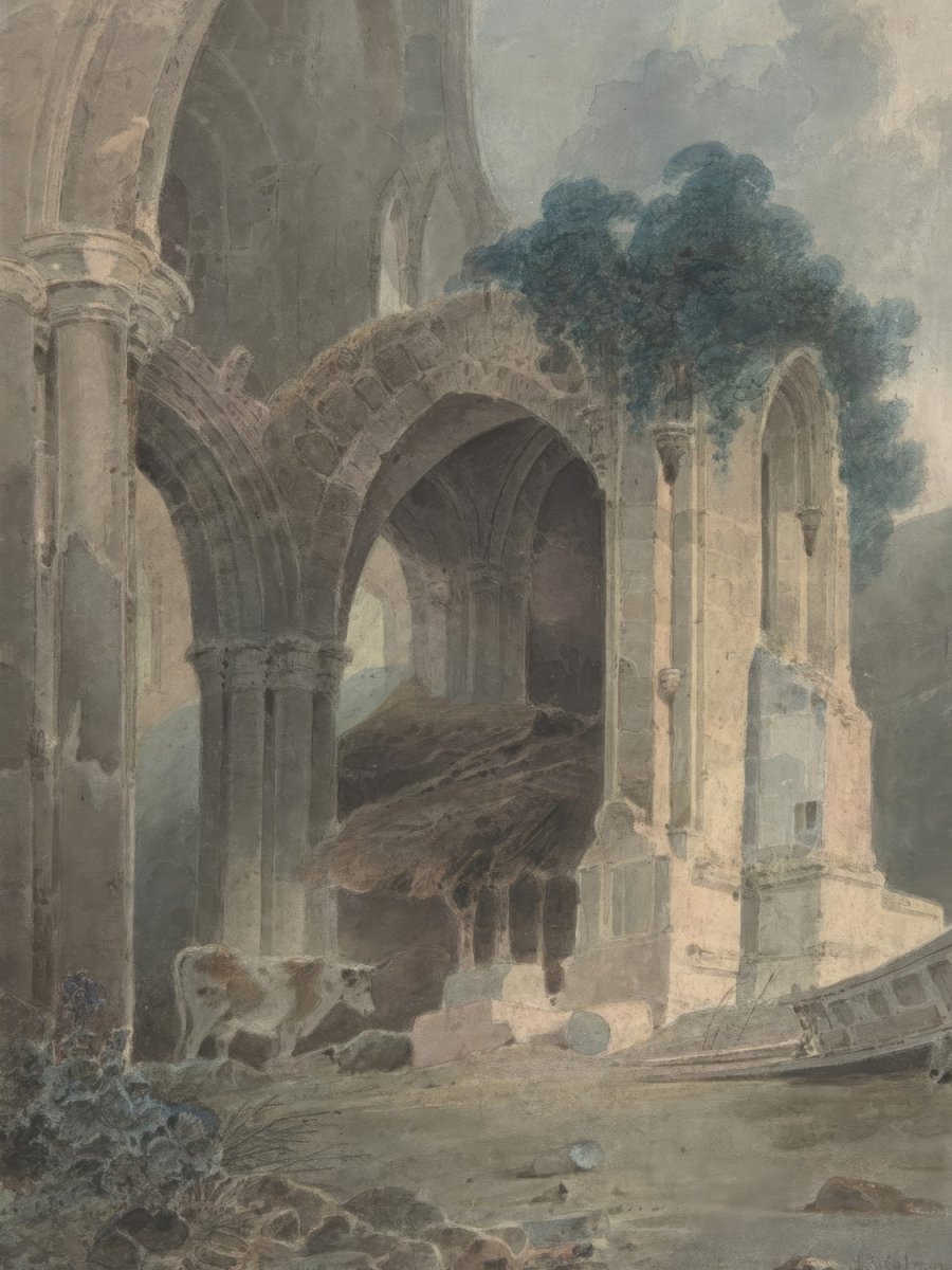 The East End of Rievaulx Abbey, Yorkshire | John Cotman | Ave Legato Art Prints