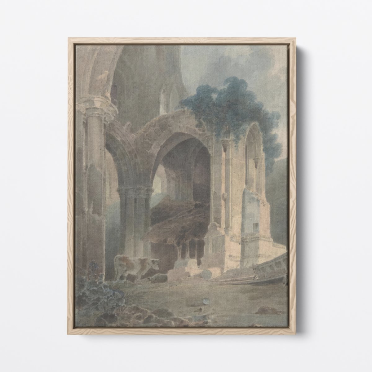 The East End of Rievaulx Abbey, Yorkshire | John Cotman | Ave Legato Art Prints