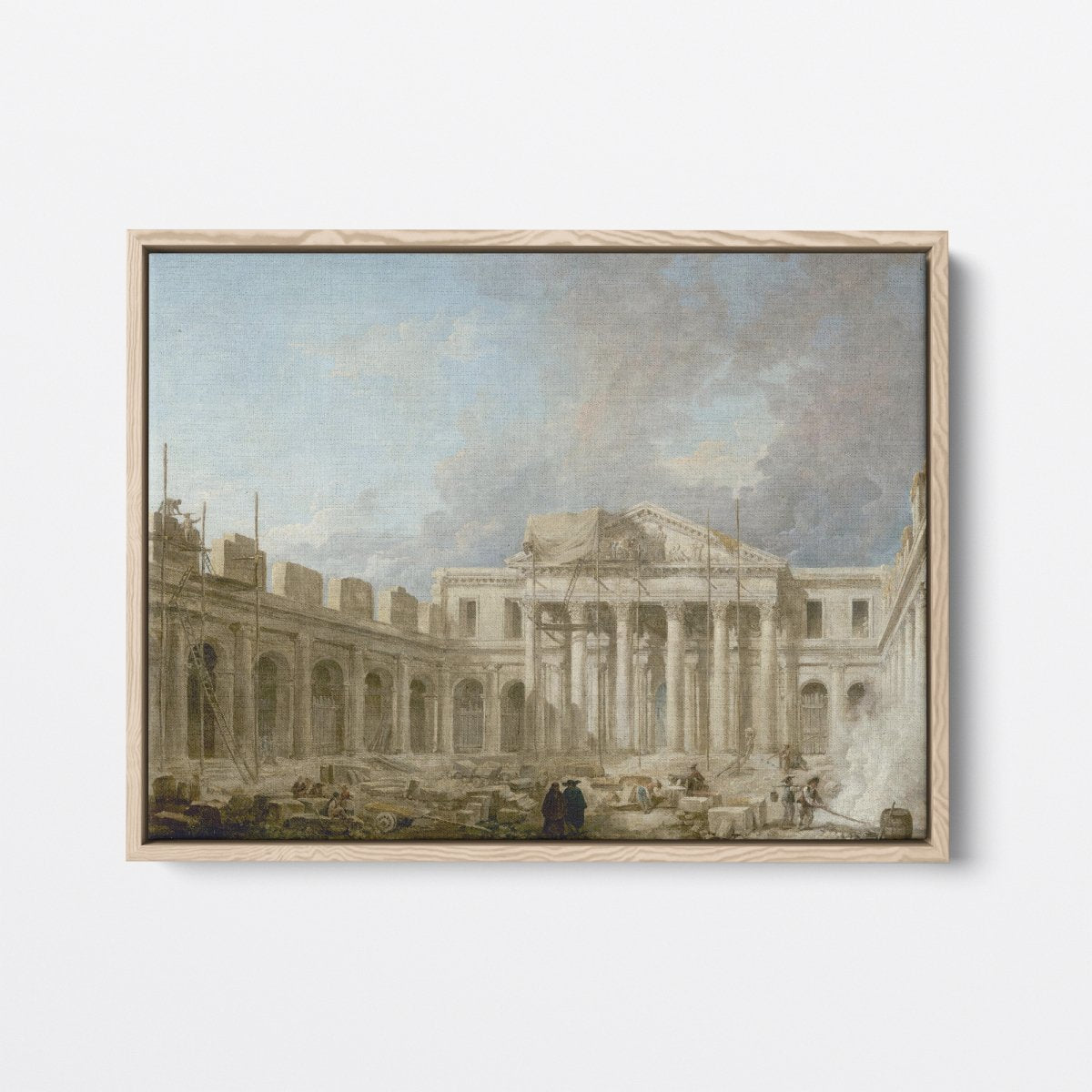 The École de Chirurgie under Construction | Hubert Robert | Ave Legato Art Prints