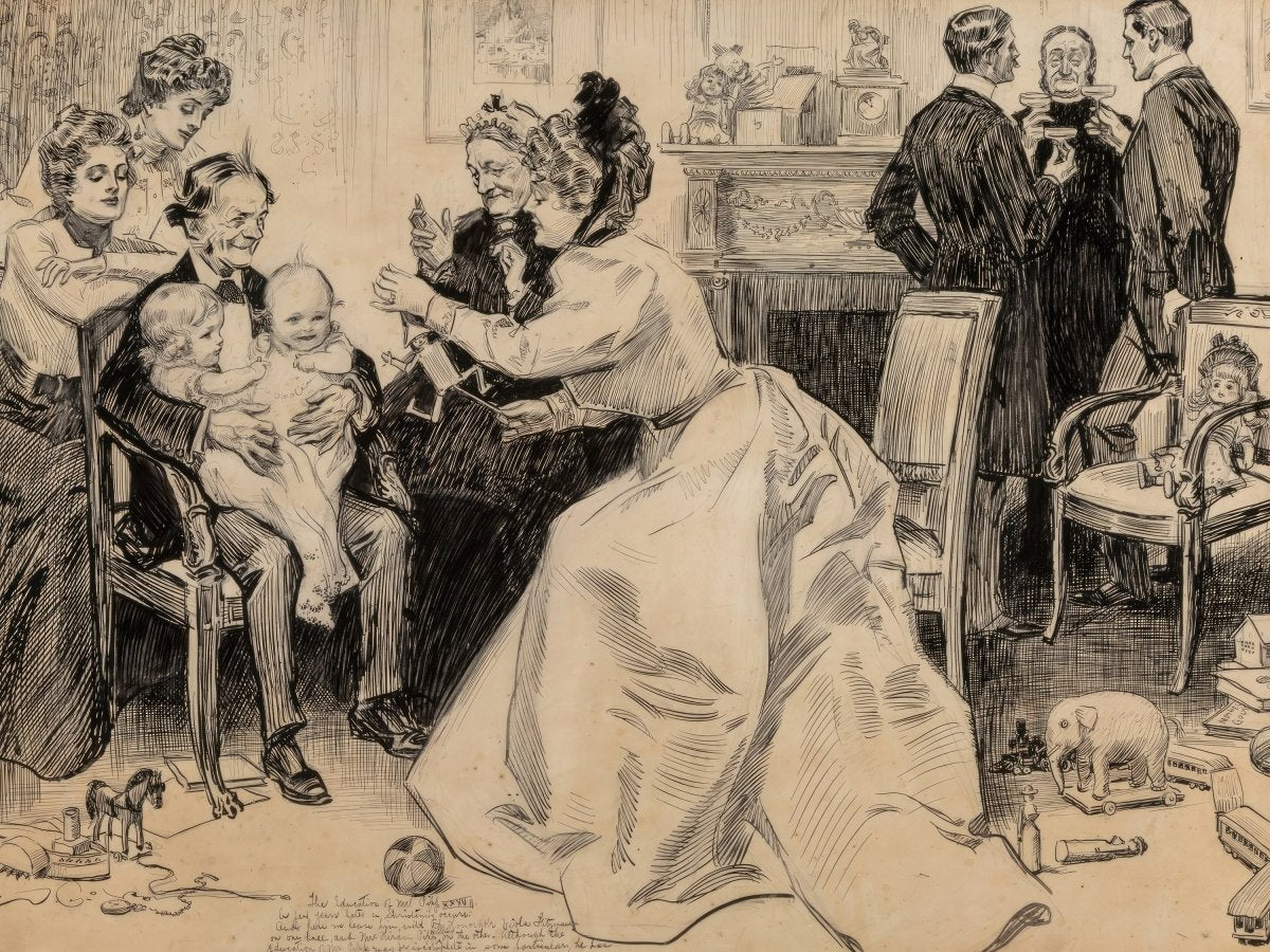 The Education of Mr. Pipp | Charles Dana Gibson | Ave Legato Art Prints