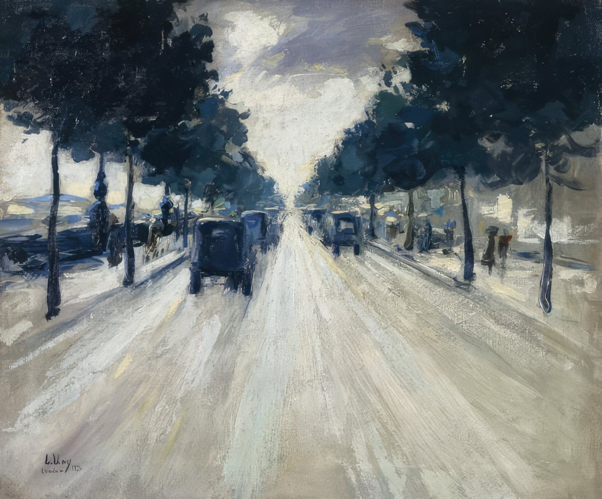 The Embankment, London | Lesser Ury | Ave Legato Art Prints