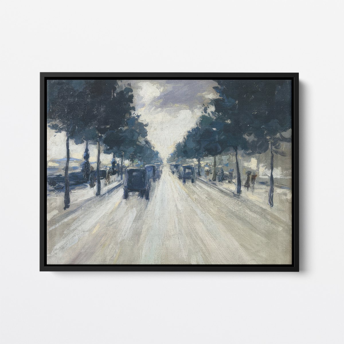 The Embankment, London | Lesser Ury | Ave Legato | Canvas Art Prints | Vintage Artwork