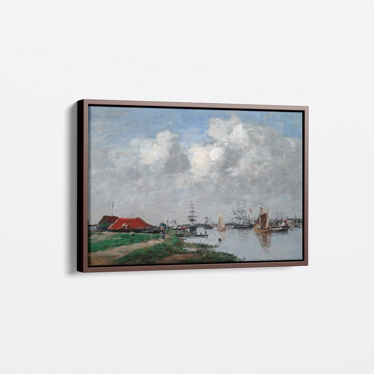 The Escaut River in Antwerp | Eugène Boudin | Ave Legato Art Prints