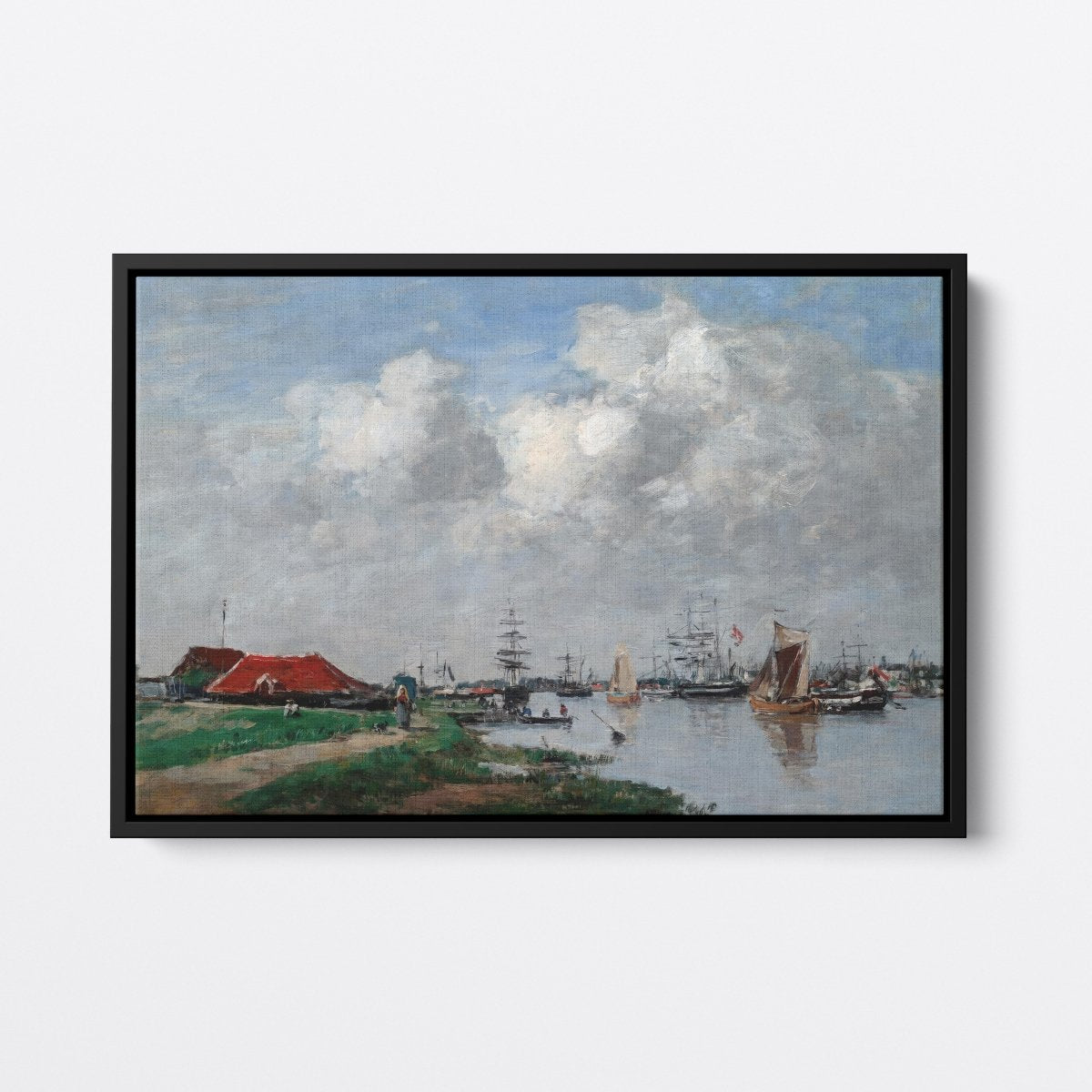 The Escaut River in Antwerp | Eugène Boudin | Ave Legato Art Prints