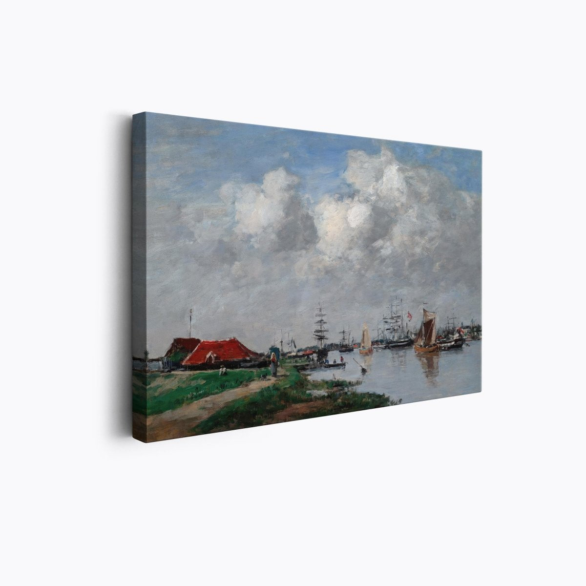 The Escaut River in Antwerp | Eugène Boudin | Ave Legato Art Prints