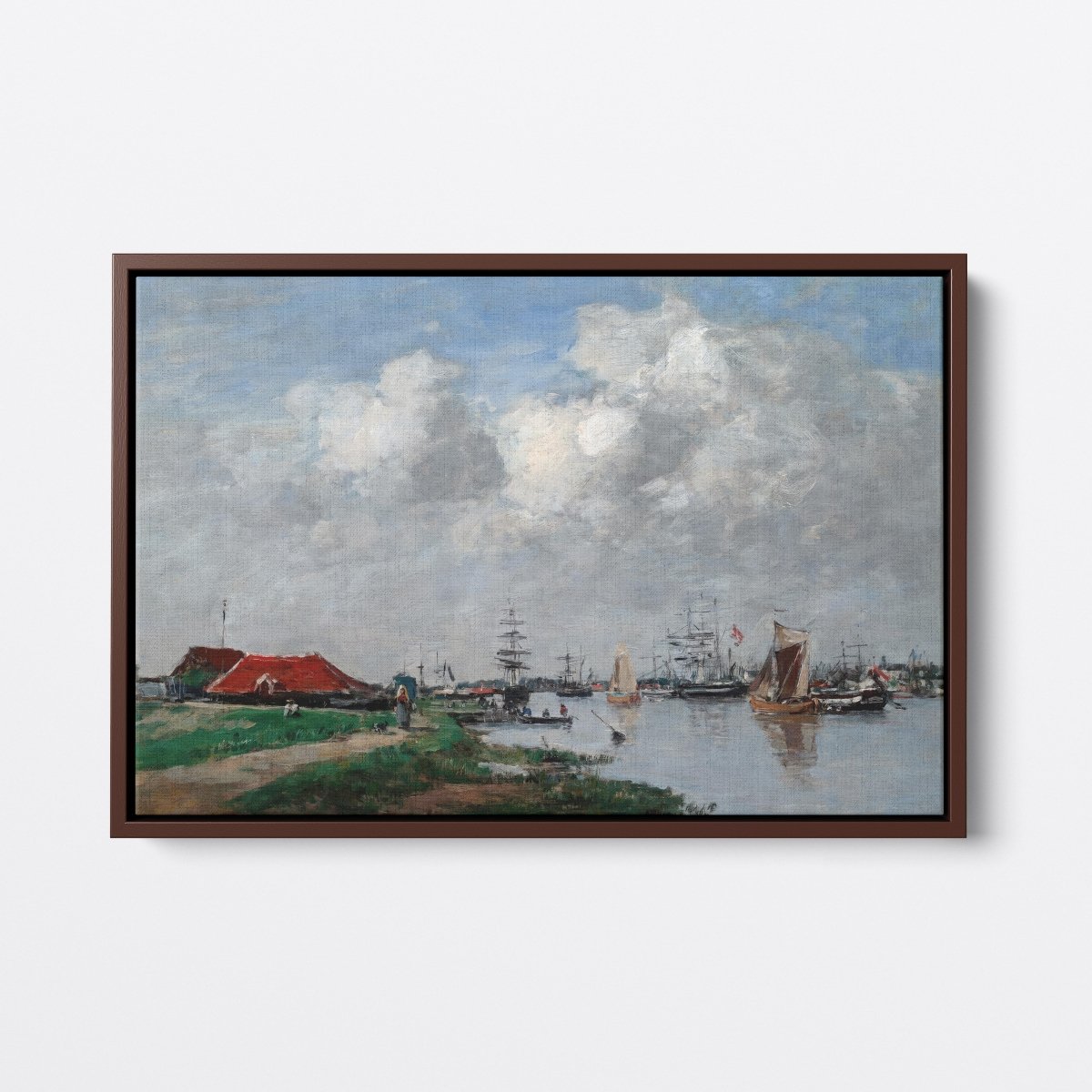 The Escaut River in Antwerp | Eugène Boudin | Ave Legato Art Prints