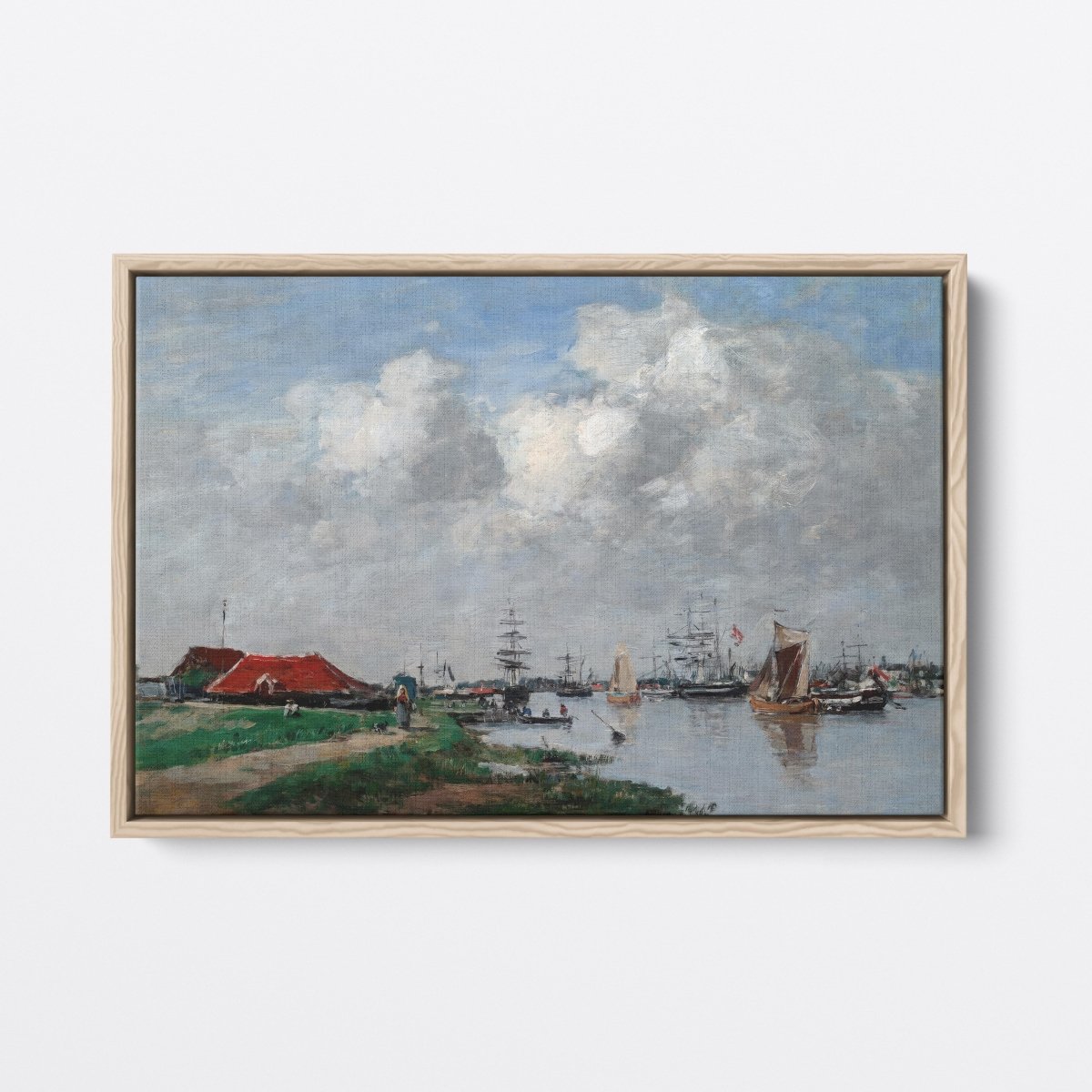 The Escaut River in Antwerp | Eugène Boudin | Ave Legato Art Prints