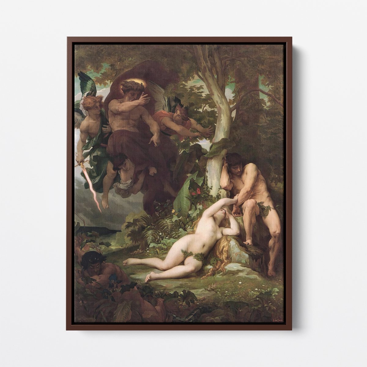 The Expulsion of Adam and Eve | Alexandre Cabanel | Ave Legato Art Prints