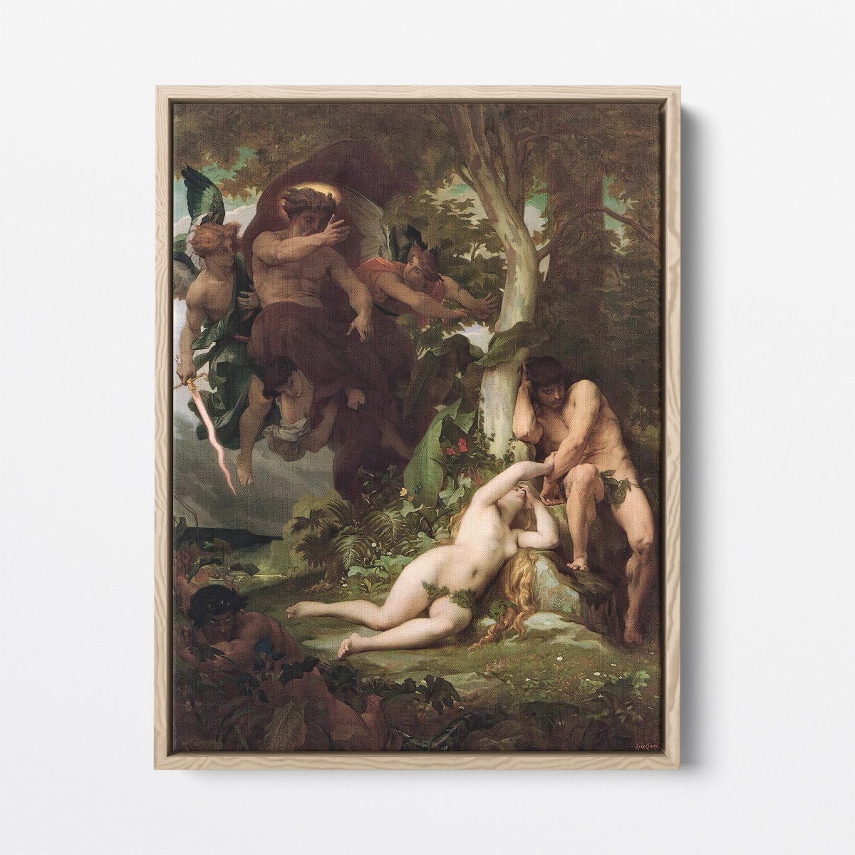 The Expulsion of Adam and Eve | Alexandre Cabanel | Ave Legato Art Prints