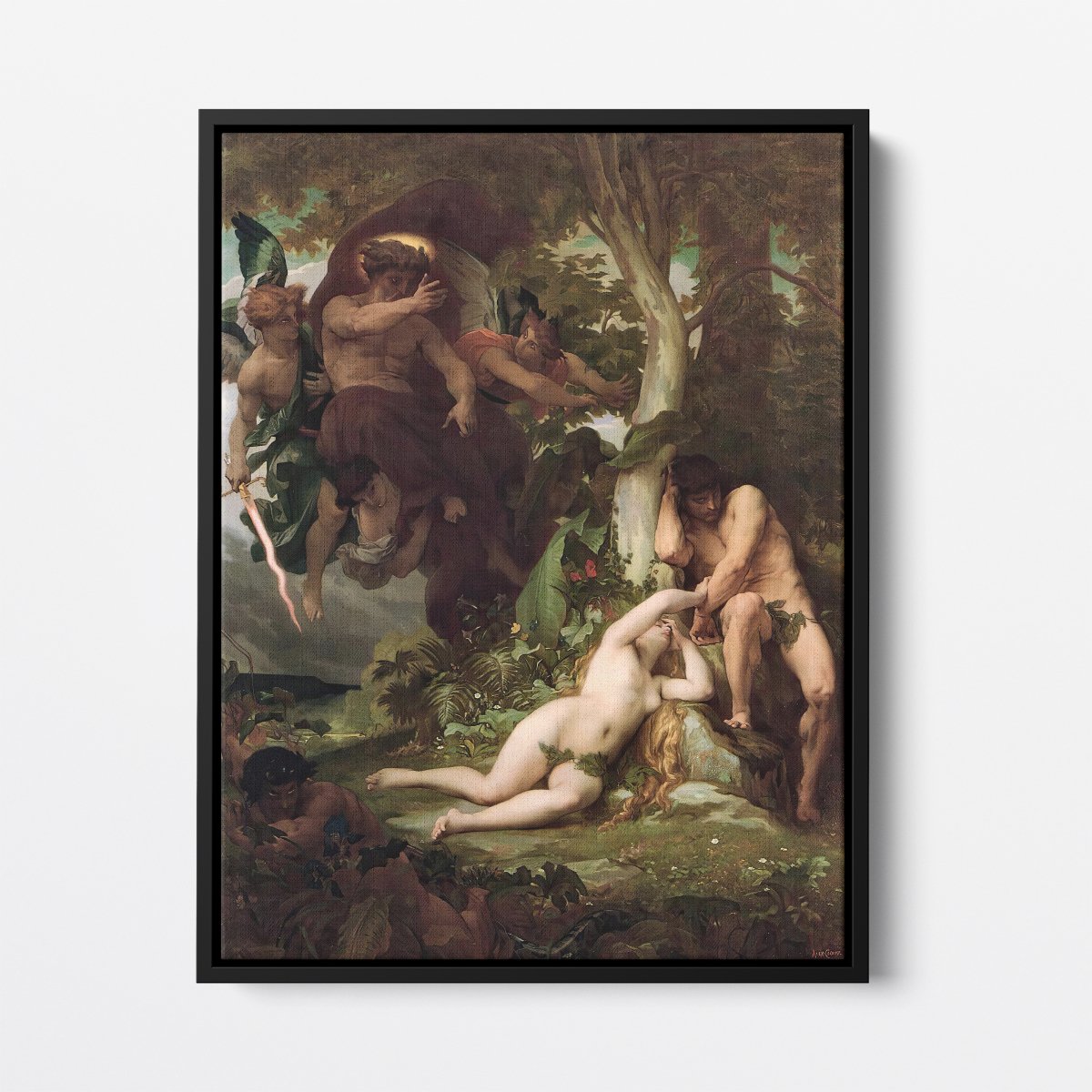 The Expulsion of Adam and Eve | Alexandre Cabanel | Ave Legato Art Prints