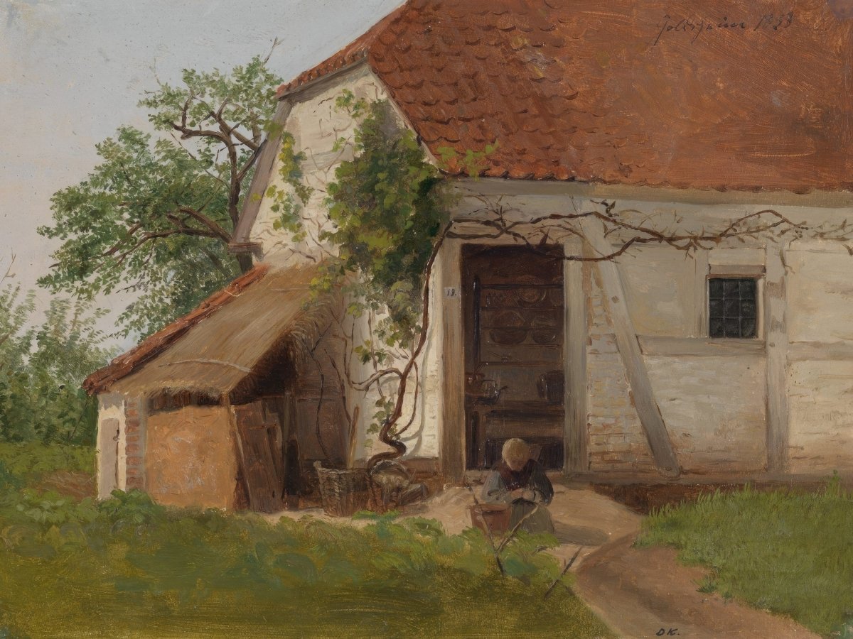 The Farm at Goldsheim | Adolph Tidemand | Ave Legato Art Prints