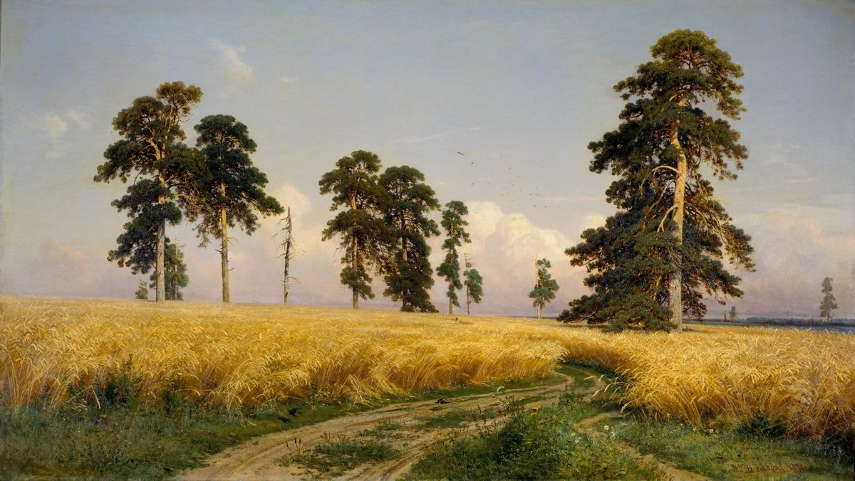 The Fields of Wheat | Ivan Shishkin | Ave Legato Art Prints