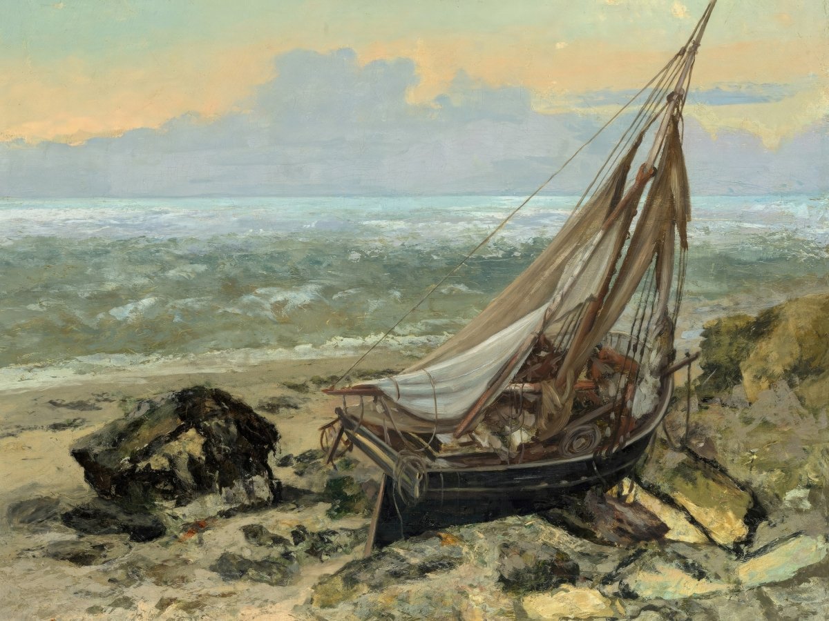 The Fishing Boat | Gustave Courbet | Ave Legato Art Prints