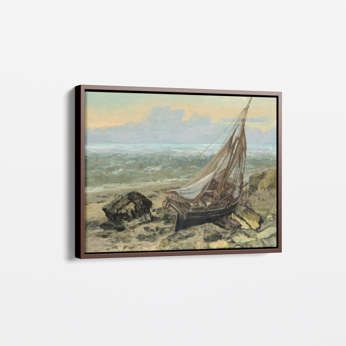 The Fishing Boat | Gustave Courbet | Ave Legato Art Prints