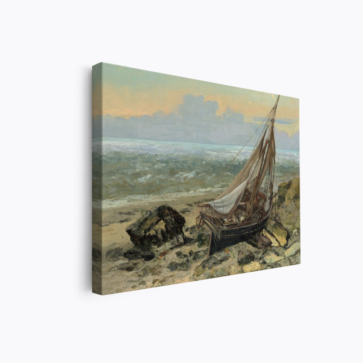 The Fishing Boat | Gustave Courbet | Ave Legato Art Prints