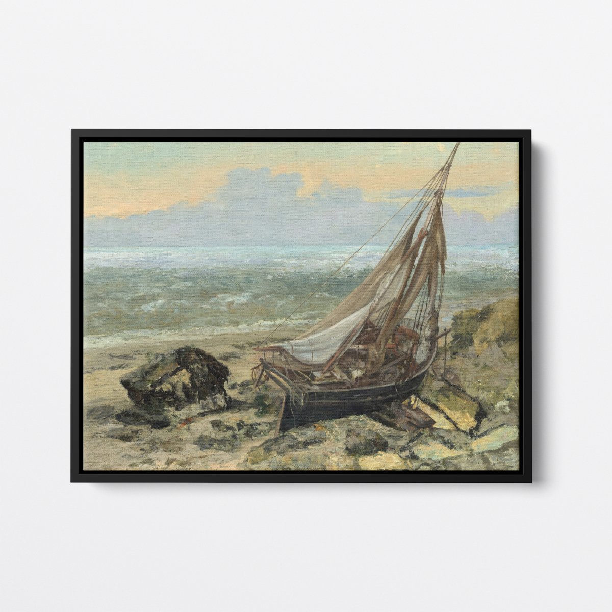 The Fishing Boat | Gustave Courbet | Ave Legato Art Prints