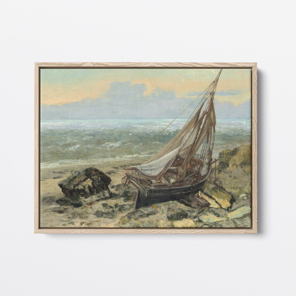 The Fishing Boat | Gustave Courbet | Ave Legato Art Prints