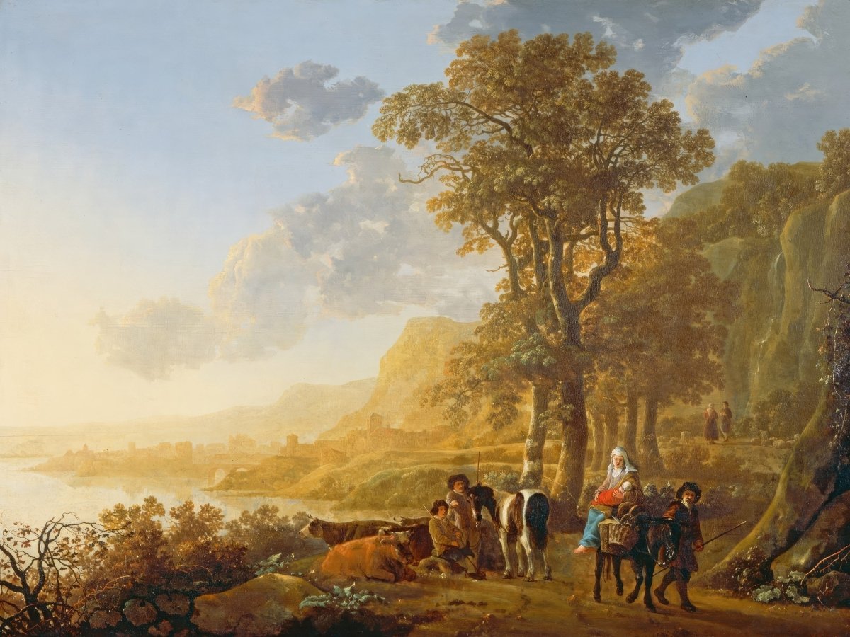 The Flight Into Egypt | Aelbert Cuyp | Ave Legato Art Prints