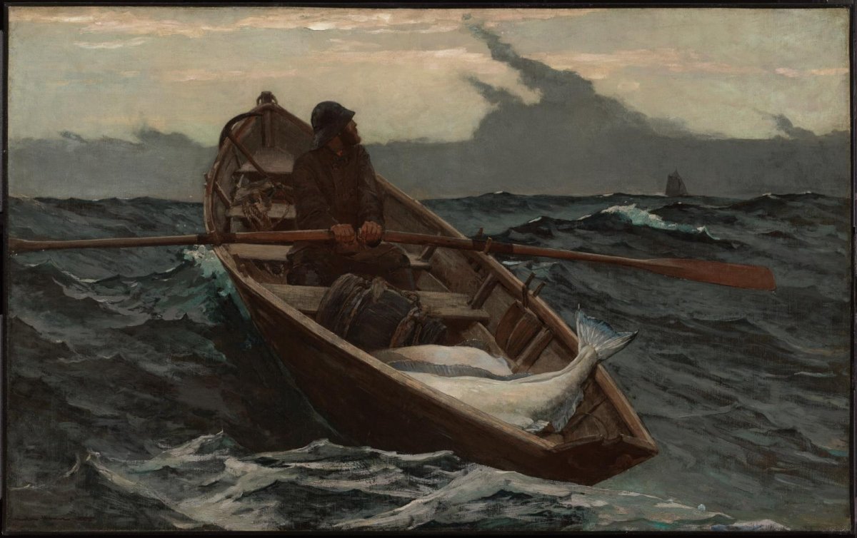 The Fog Warning | Winslow Homer | Ave Legato Art Prints