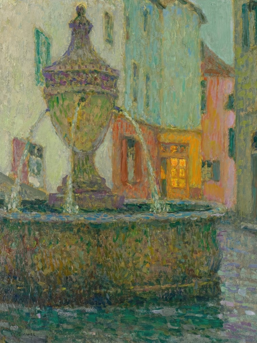 The Fountain, Saint - Paul - de - Vence | Henri Le Sidaner | Ave Legato Art Prints