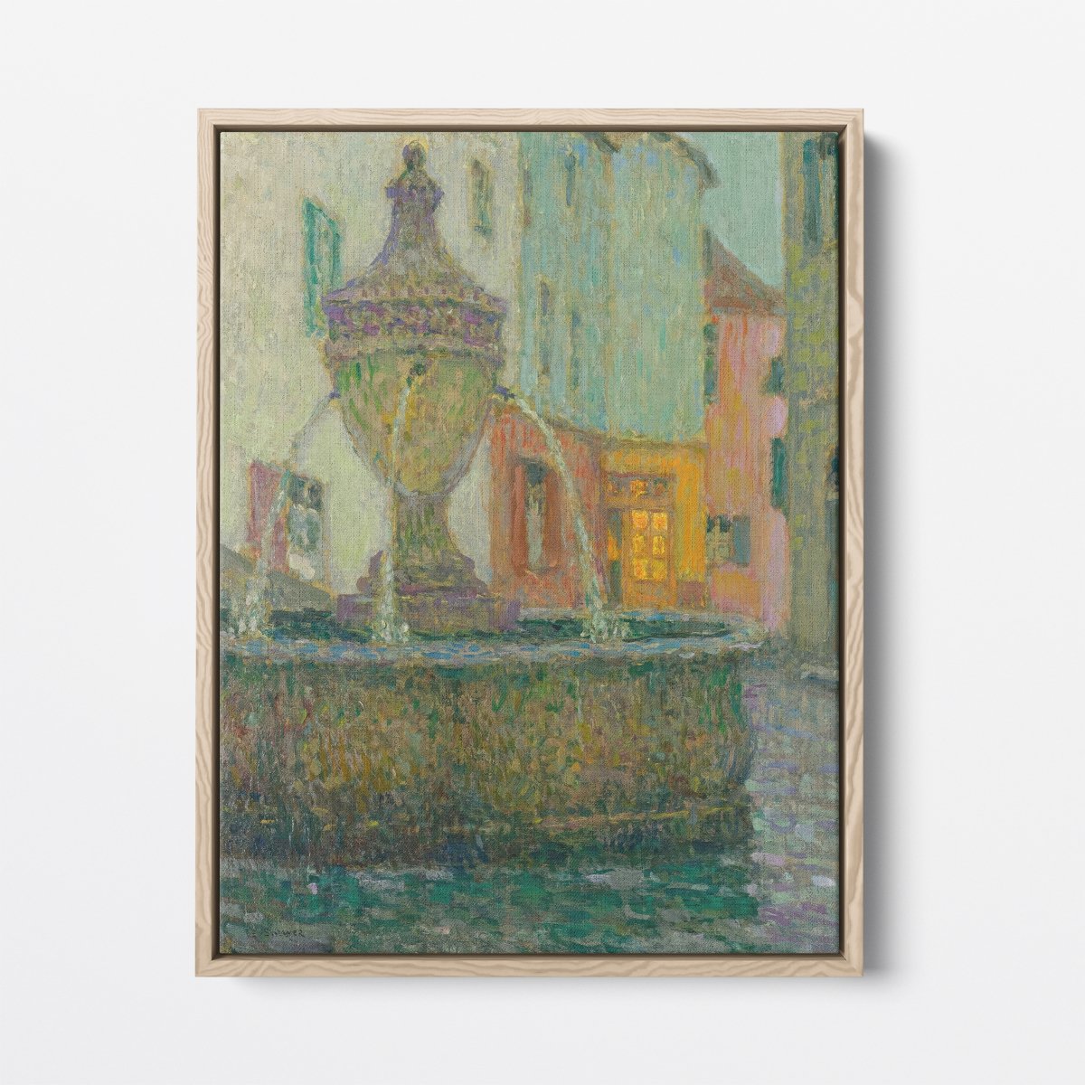 The Fountain, Saint - Paul - de - Vence | Henri Le Sidaner | Ave Legato Art Prints