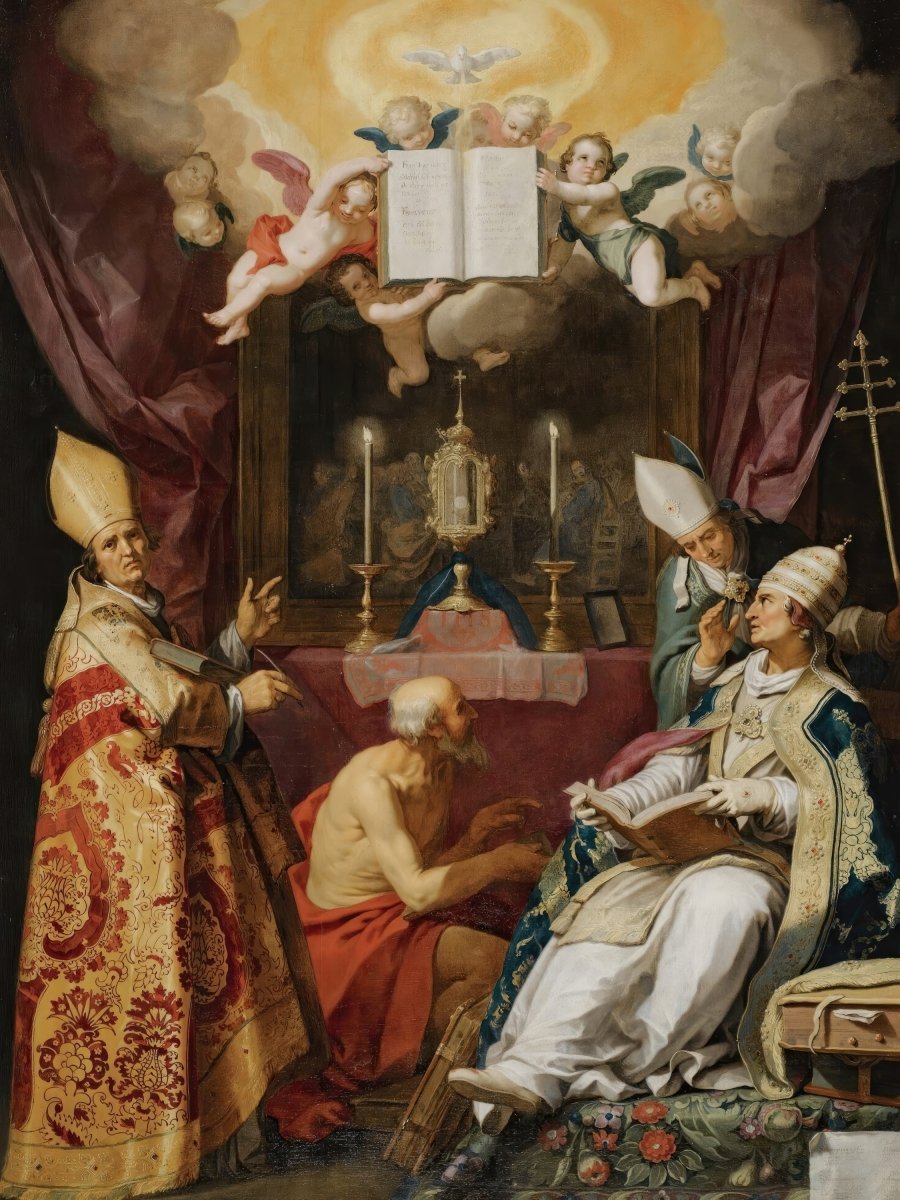 The Four Fathers of the Latin Church | Abraham Bloemaert | Ave Legato Art Prints