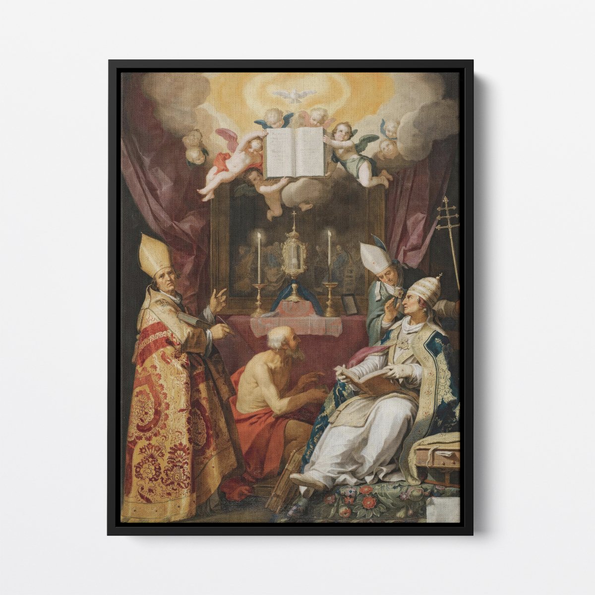 The Four Fathers of the Latin Church | Abraham Bloemaert | Ave Legato Art Prints