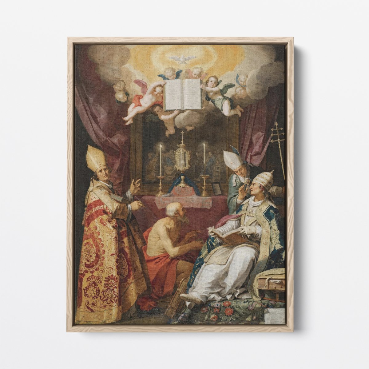 The Four Fathers of the Latin Church | Abraham Bloemaert | Ave Legato Art Prints