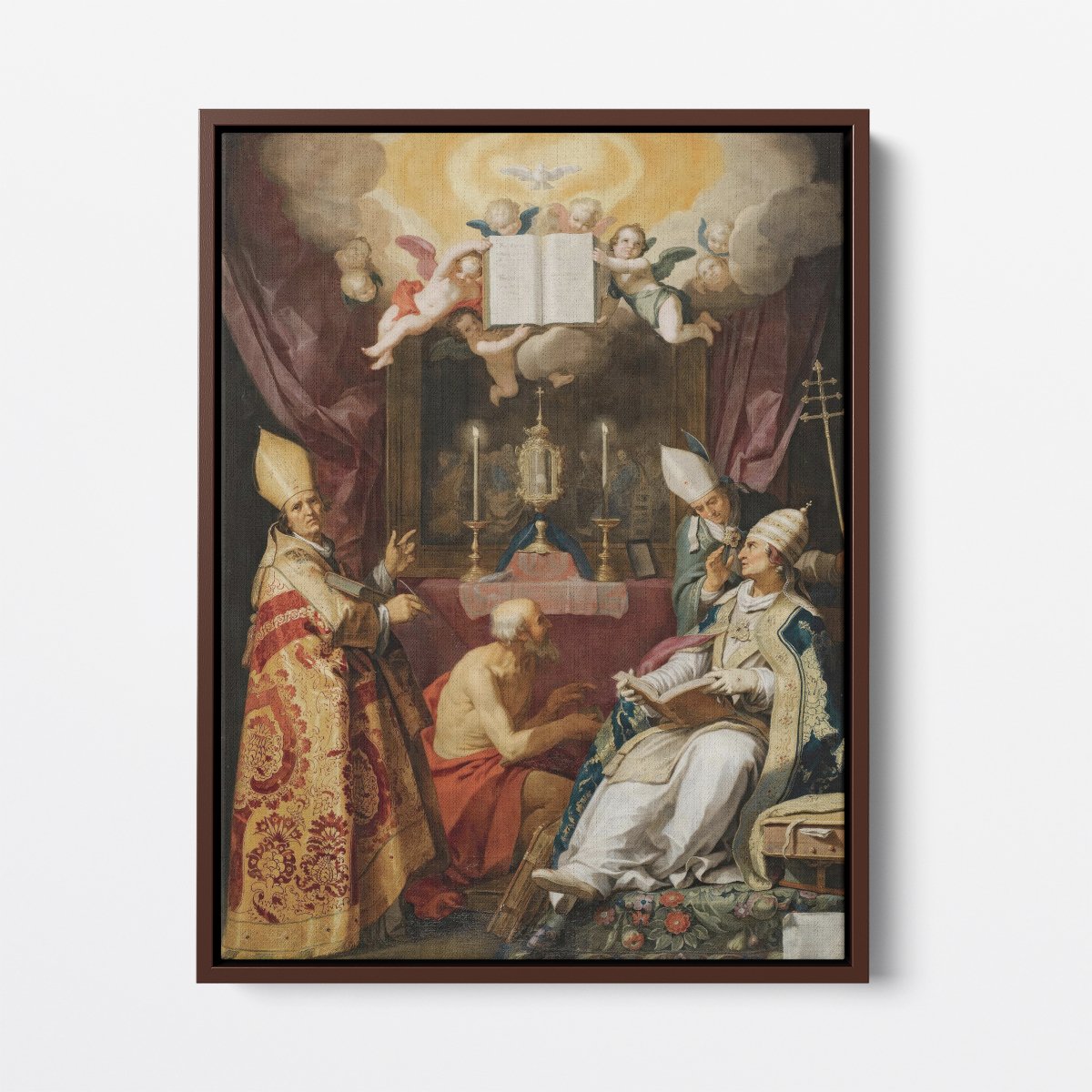 The Four Fathers of the Latin Church | Abraham Bloemaert | Ave Legato Art Prints