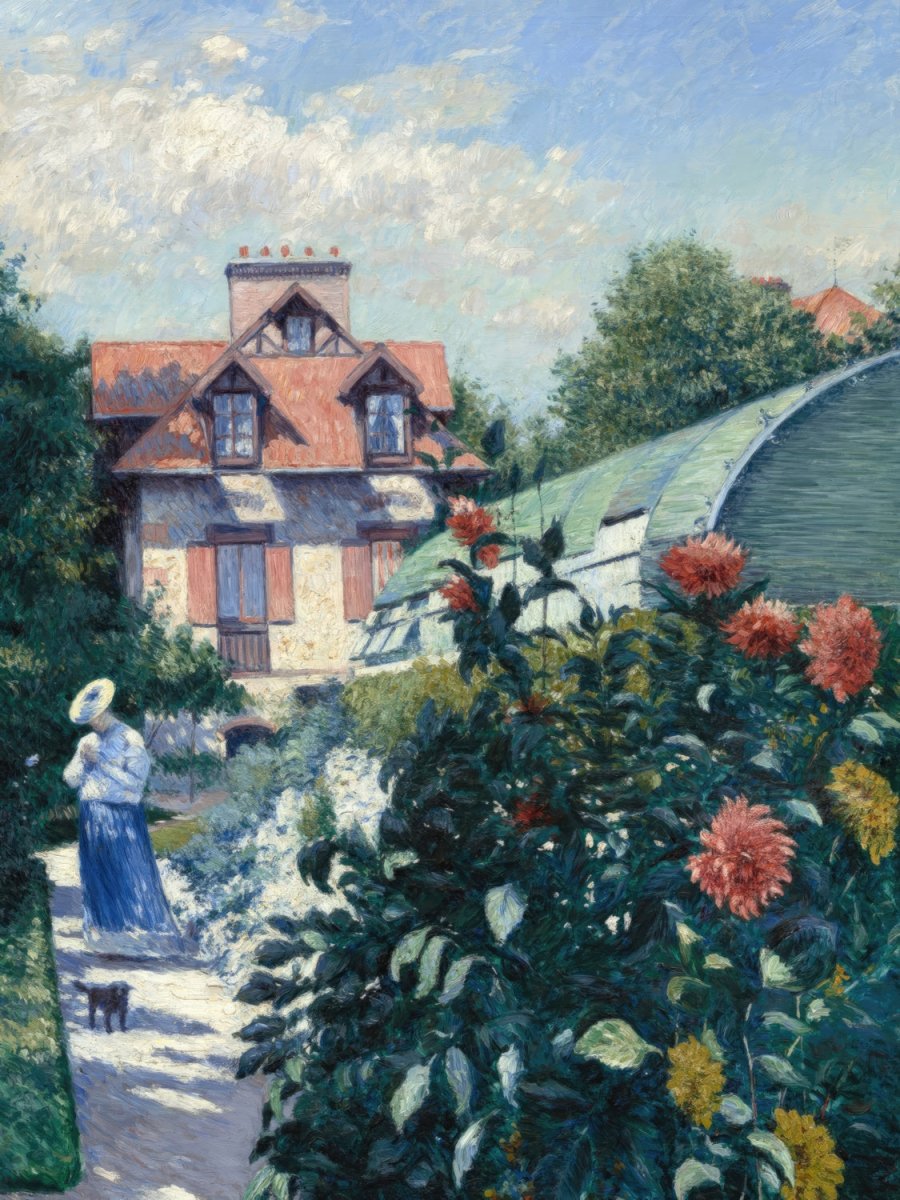 The Garden at Petit Gennevilliers | Gustave Caillebotte | Ave Legato Art Prints