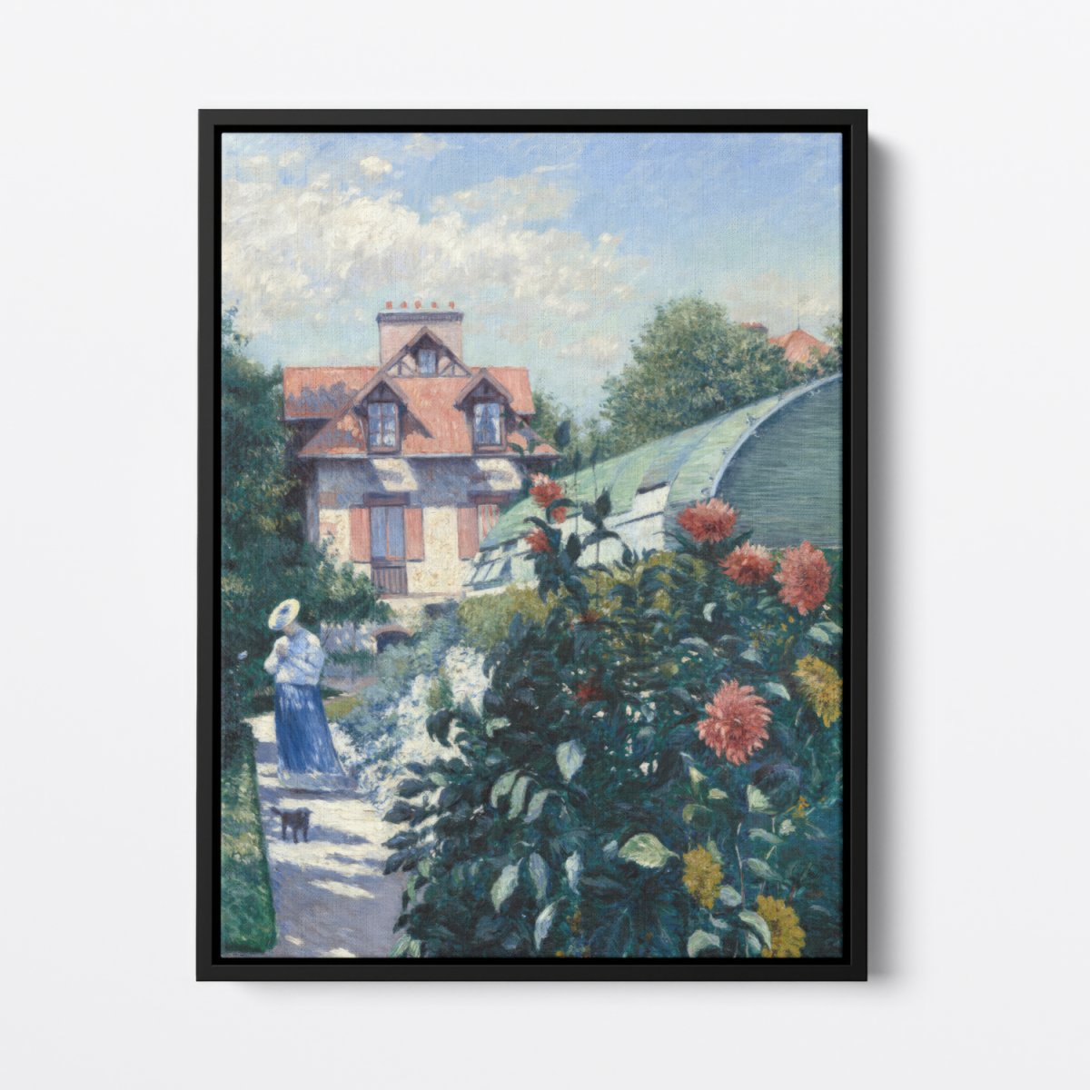 The Garden at Petit Gennevilliers | Gustave Caillebotte | Ave Legato Art Prints