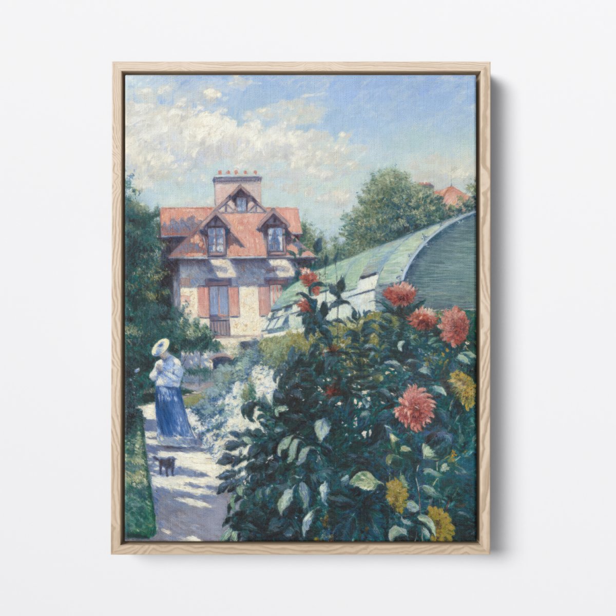 The Garden at Petit Gennevilliers | Gustave Caillebotte | Ave Legato Art Prints