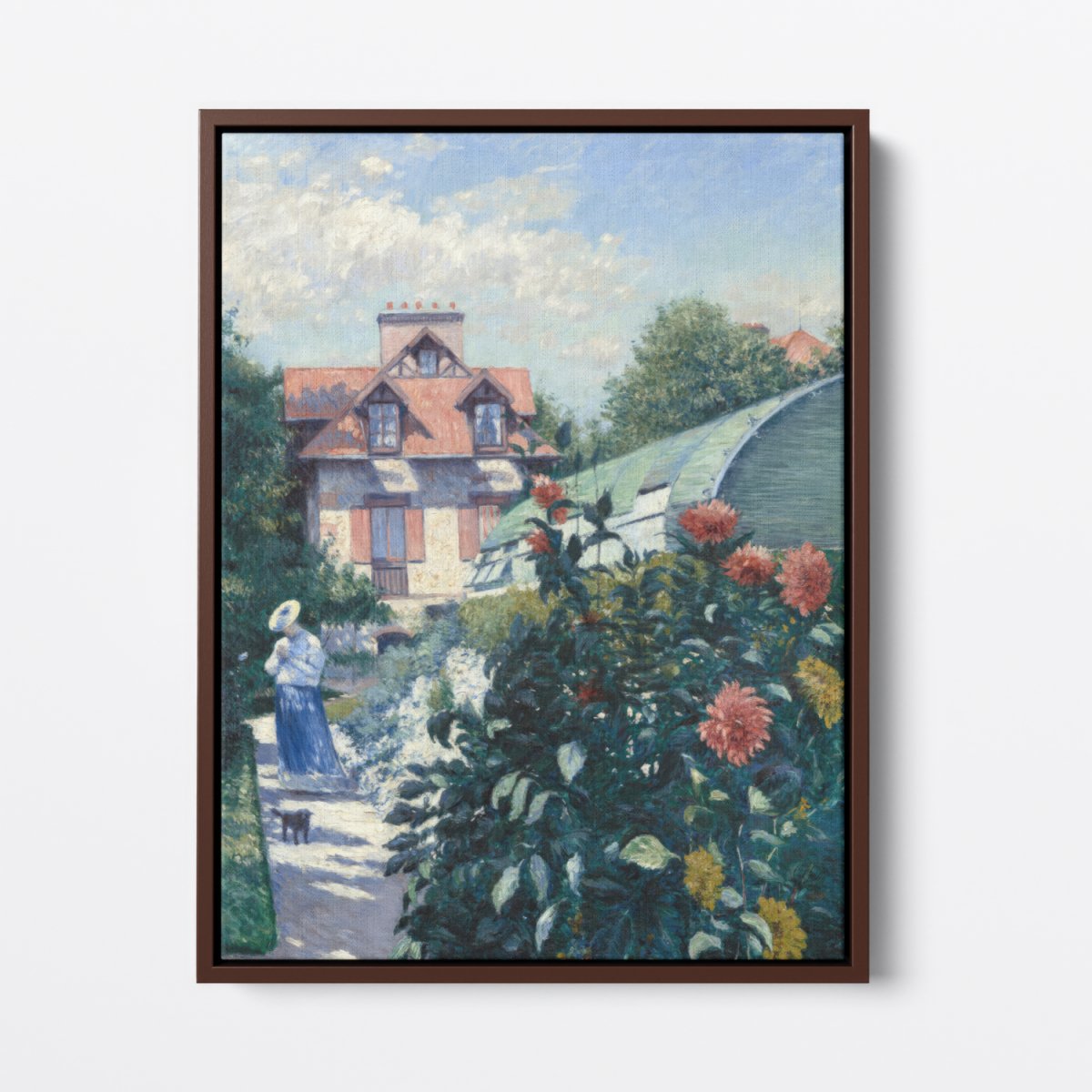 The Garden at Petit Gennevilliers | Gustave Caillebotte | Ave Legato Art Prints