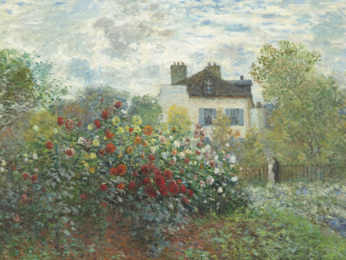 The Garden of Monet at Argenteuil | Claude Monet | Ave Legato Art Prints