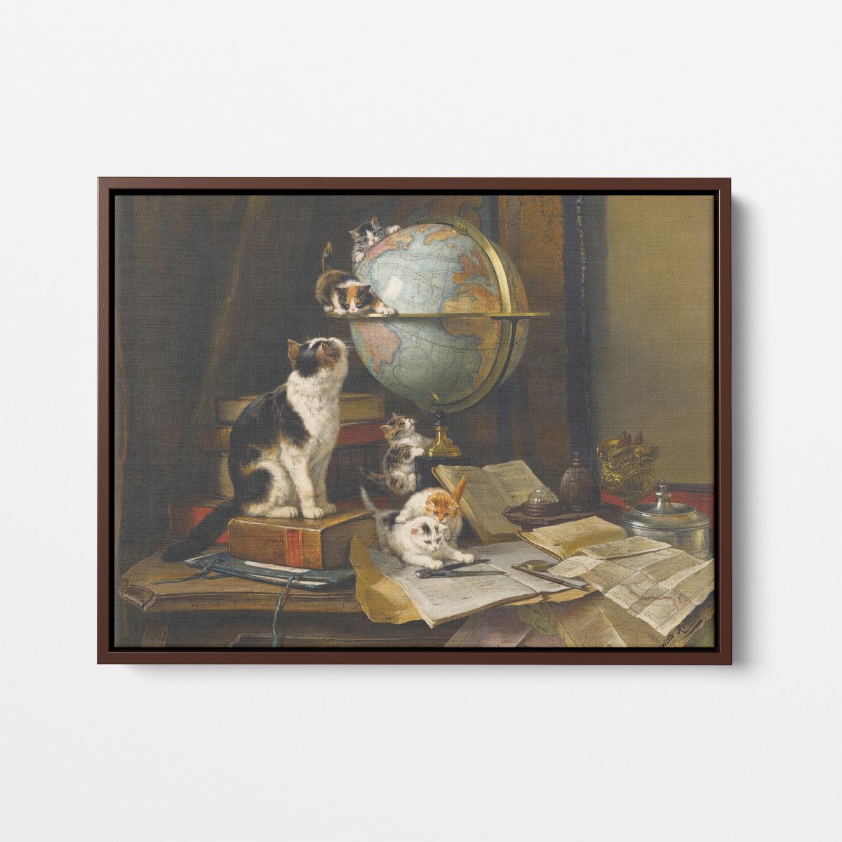 The Globetrotters | Henriette Ronner - Knip | Ave Legato Art Prints