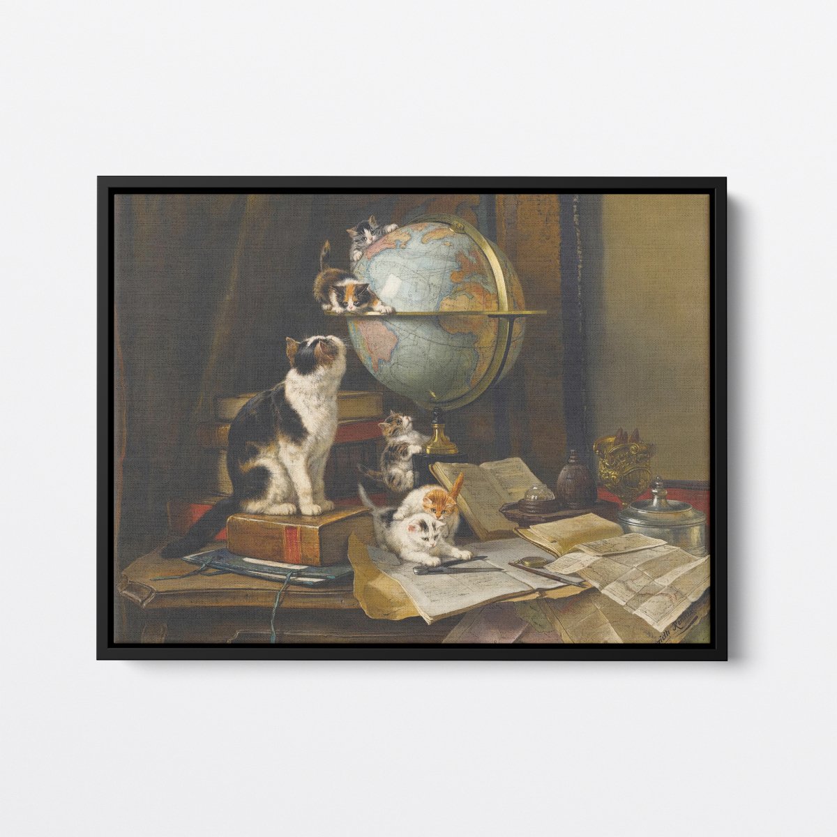 The Globetrotters | Henriette Ronner - Knip | Ave Legato Art Prints