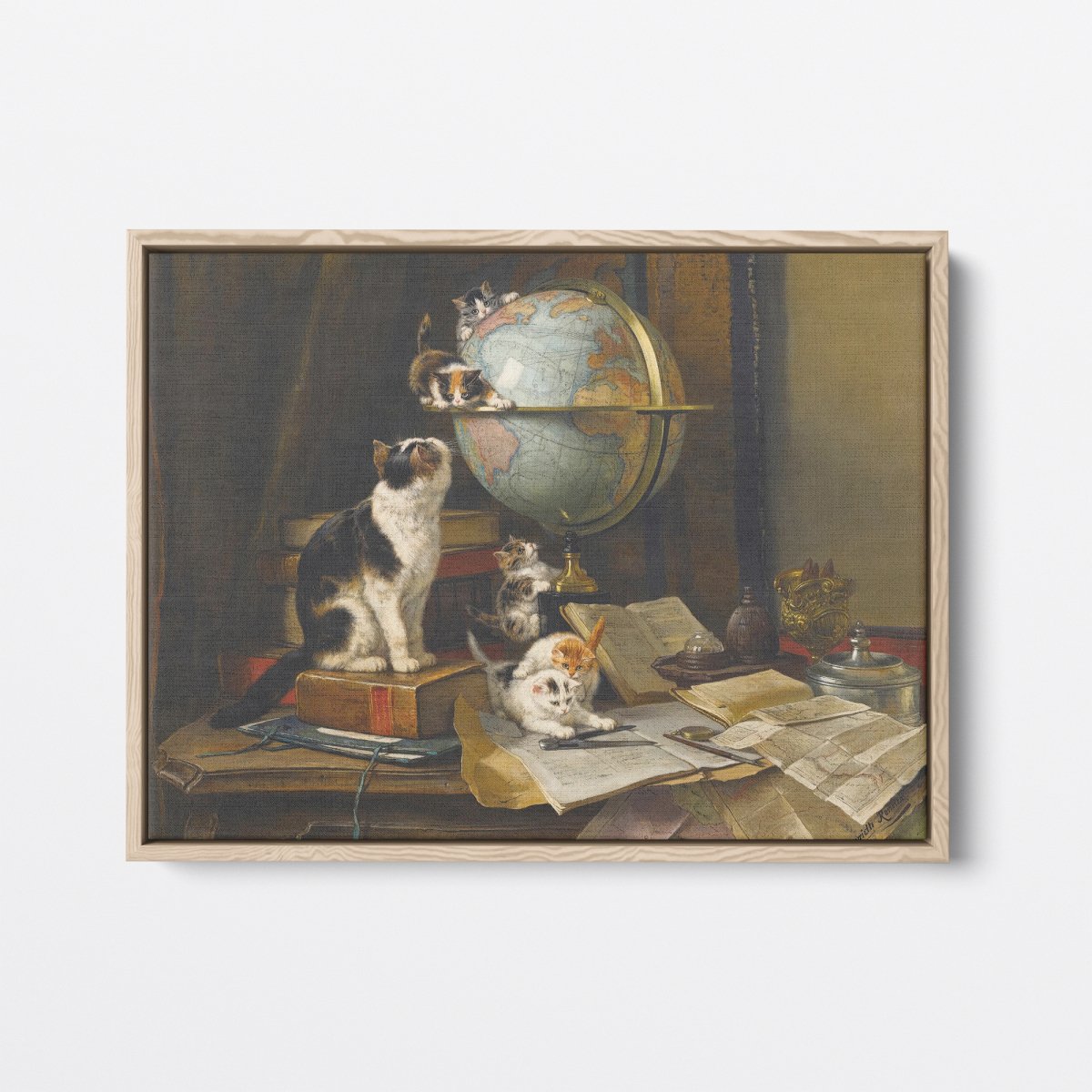 The Globetrotters | Henriette Ronner - Knip | Ave Legato Art Prints