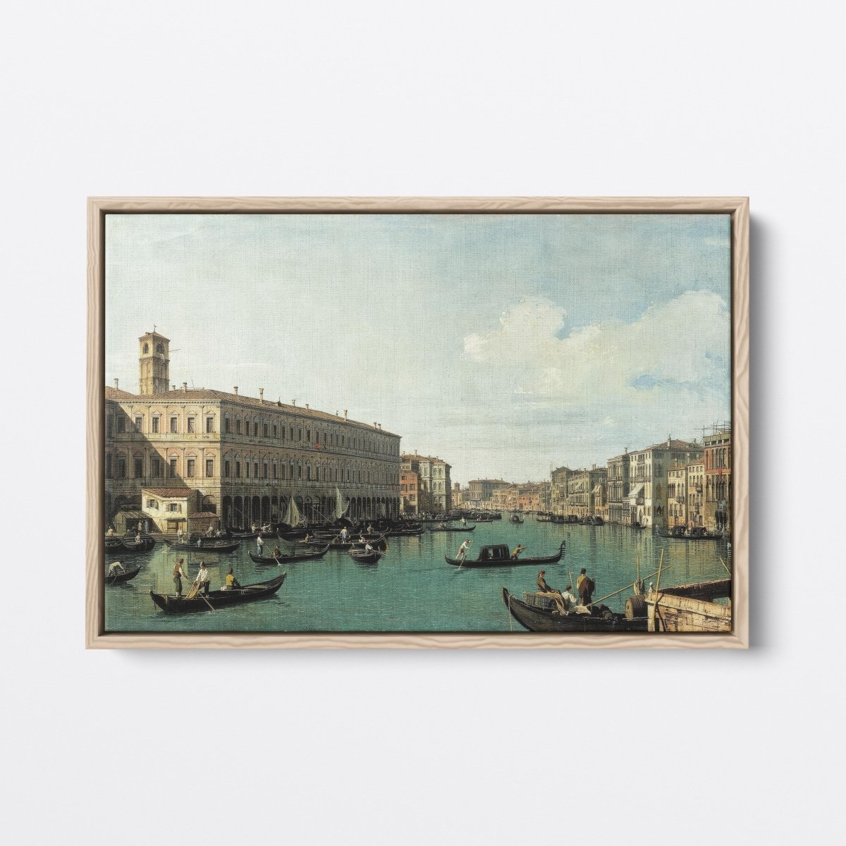 The Grand Canal from the Ponte di Rialto | Canaletto | Ave Legato Art Prints