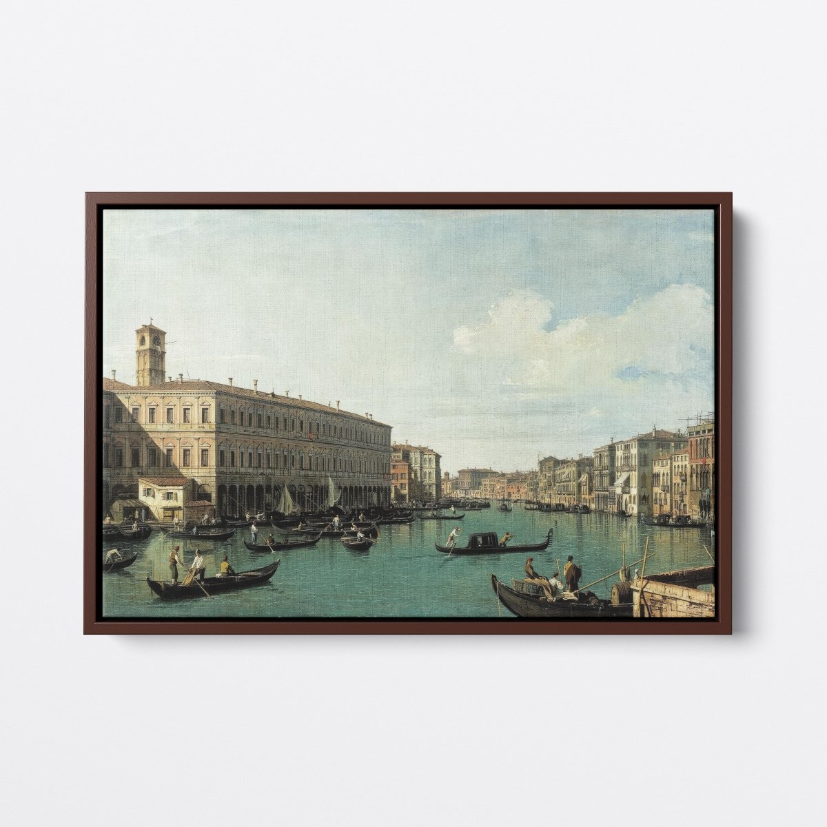 The Grand Canal from the Ponte di Rialto | Canaletto | Ave Legato Art Prints