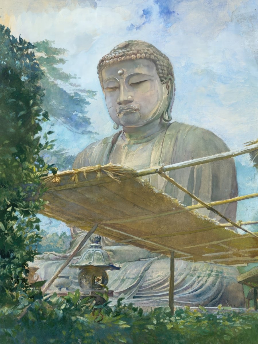 The Great Statue of Amida Buddha | John LaFarge | Ave Legato Art Prints