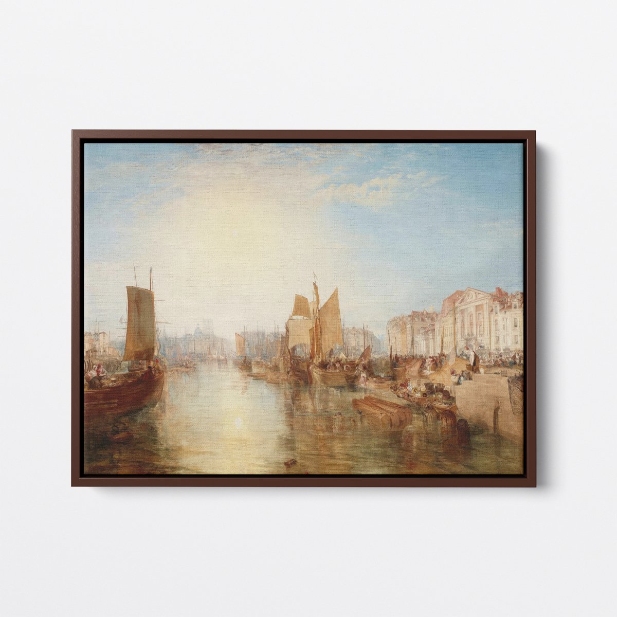 The Harbor of Dieppe | J.M.W. Turner | Ave Legato Art Prints