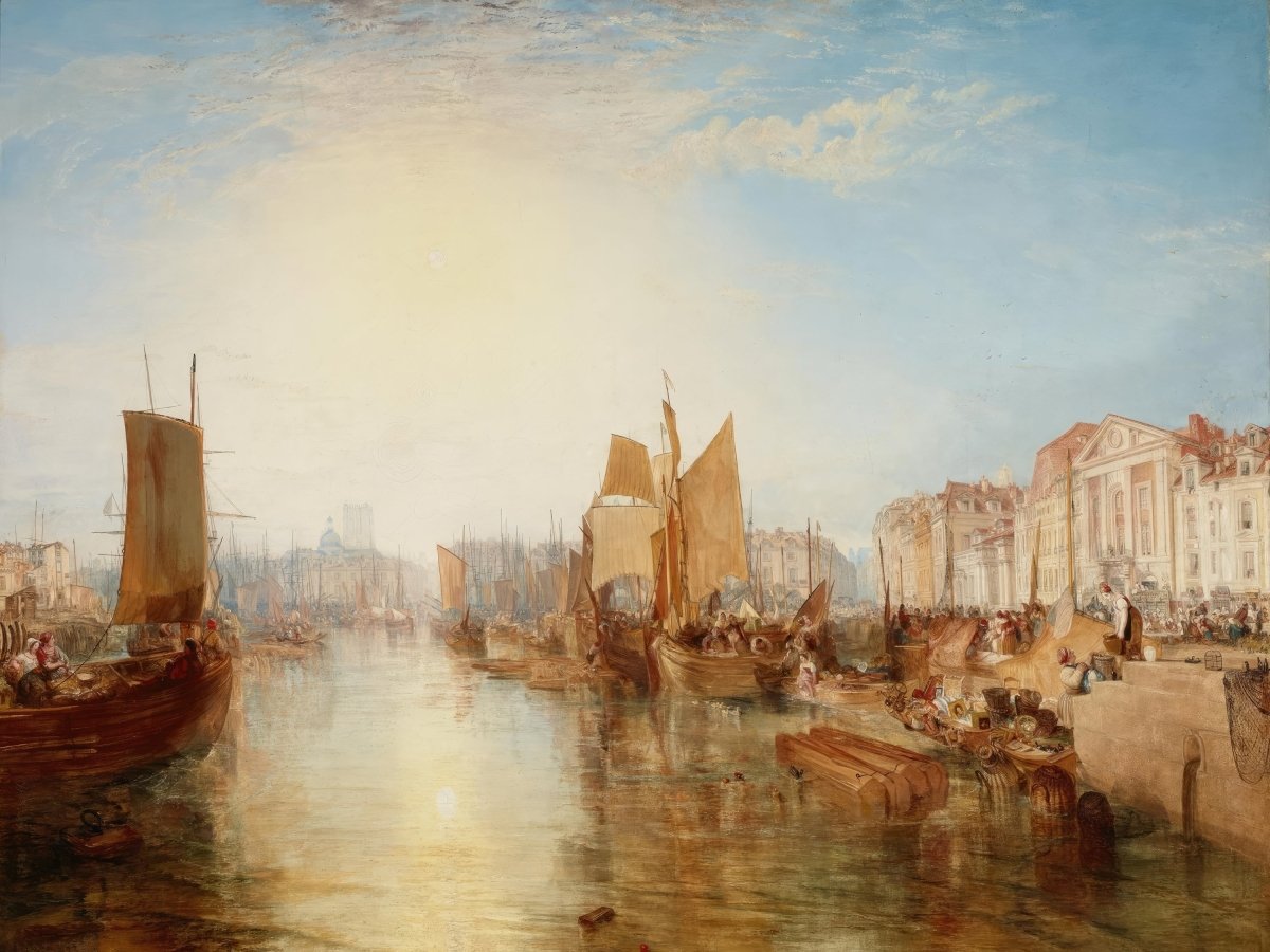 The Harbor of Dieppe | J.M.W. Turner | Ave Legato Art Prints