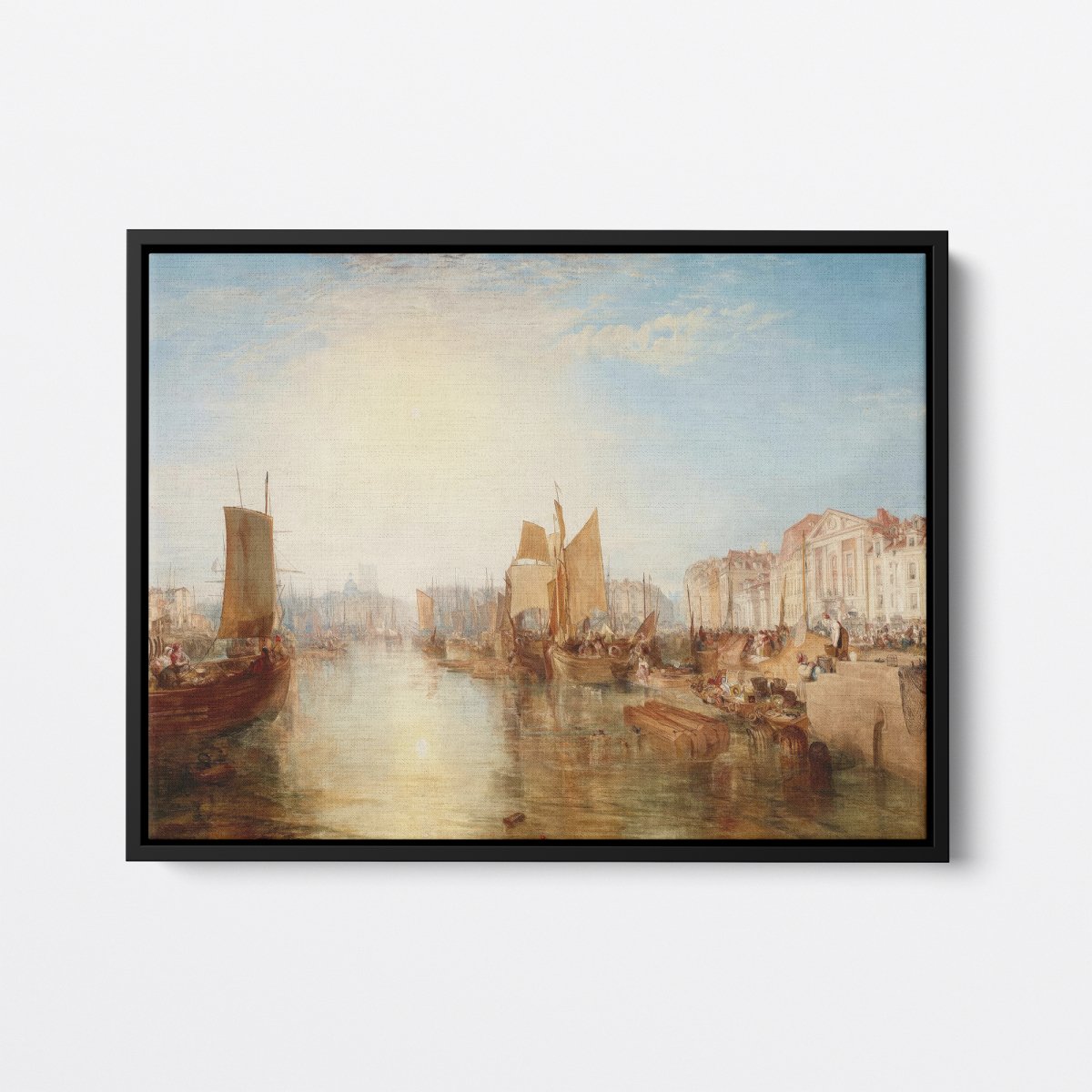 The Harbor of Dieppe | J.M.W. Turner | Ave Legato Art Prints