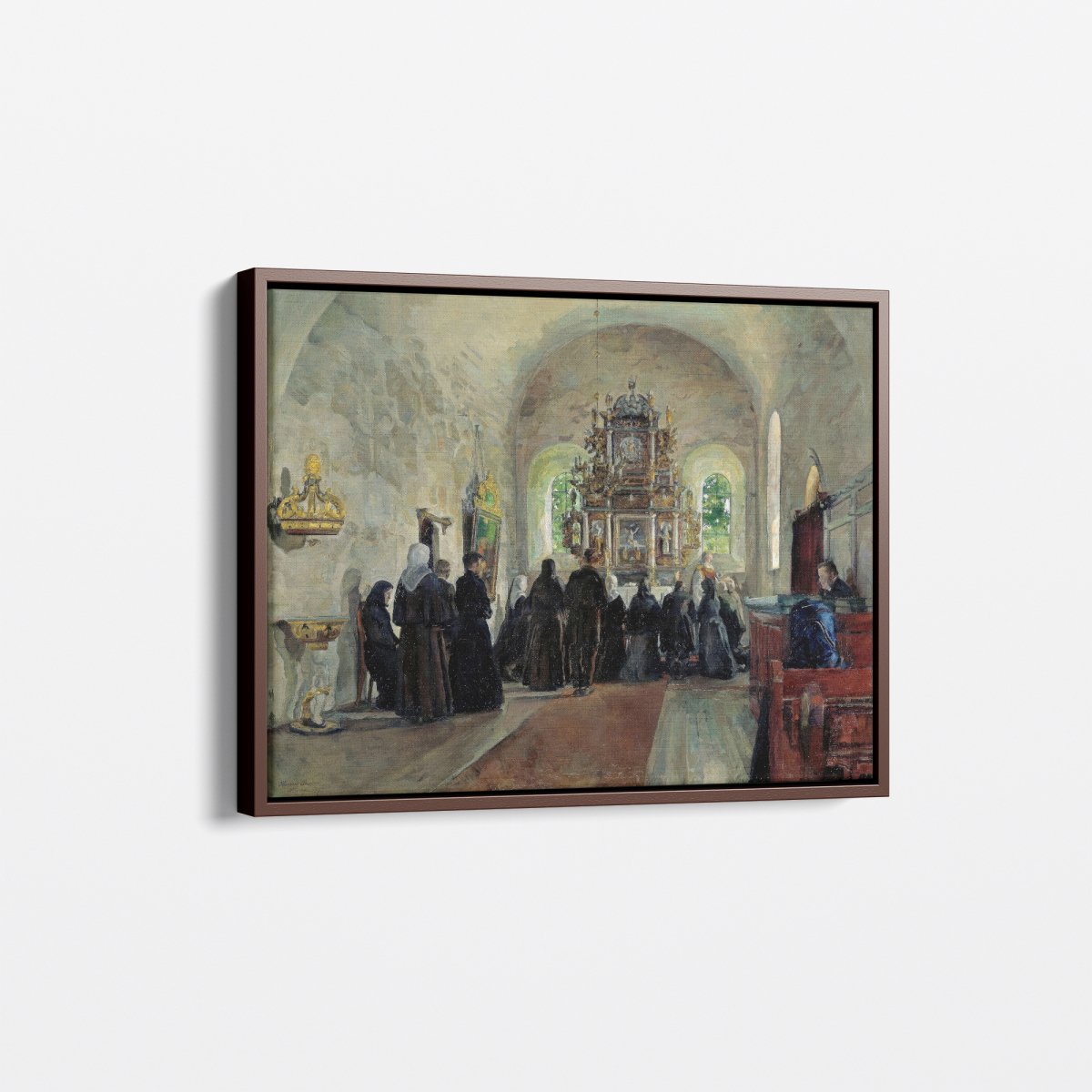 The Holy Communion | Harriet Backer | Ave Legato Art Prints