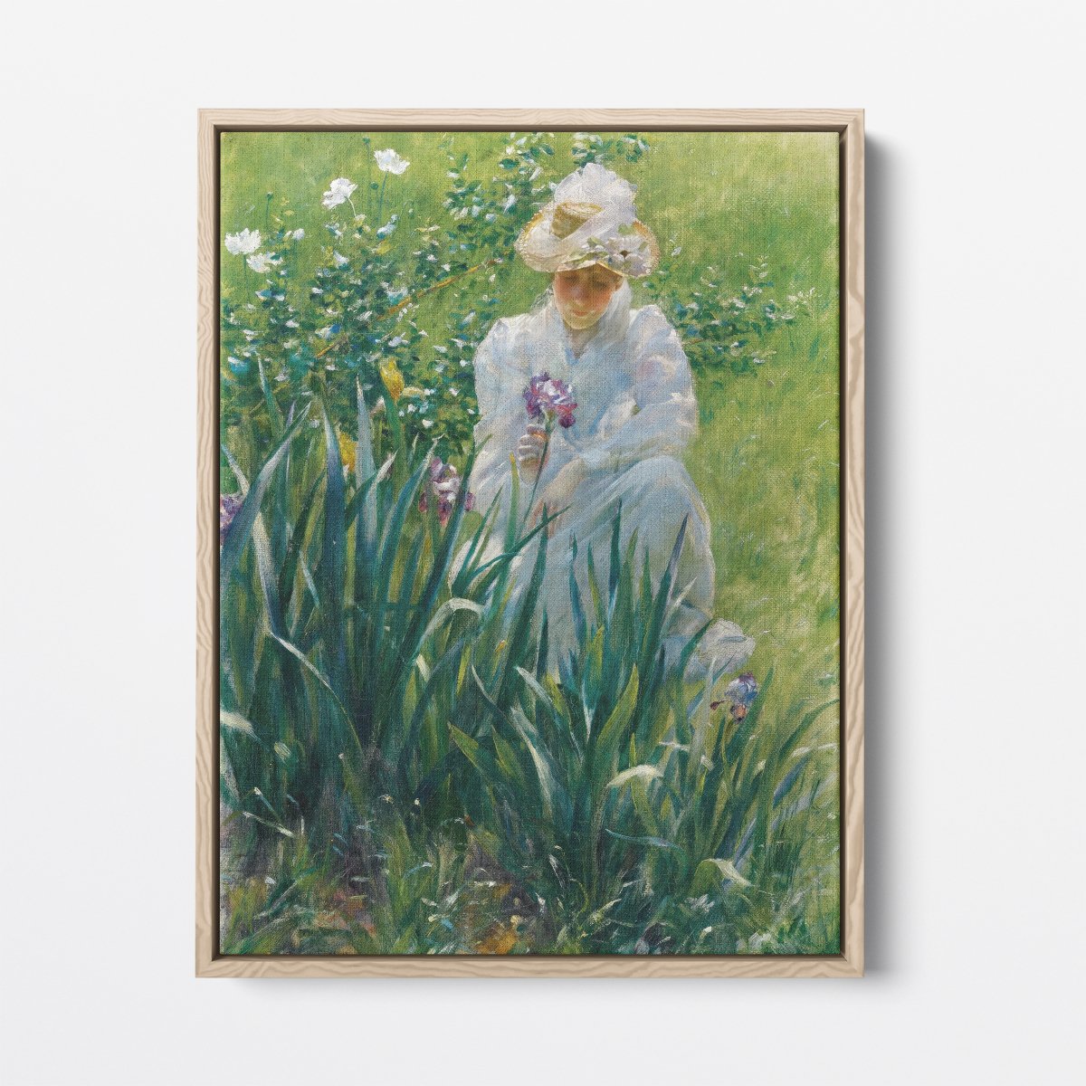 The Iris Bed | Charles Curran | Ave Legato Art Prints