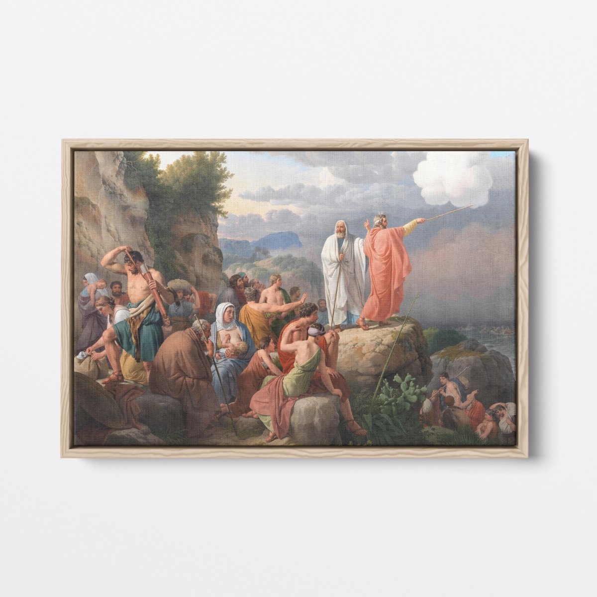 The Israelites Crossing the Red Sea | Christoffer Eckersberg | Ave Legato Art Prints